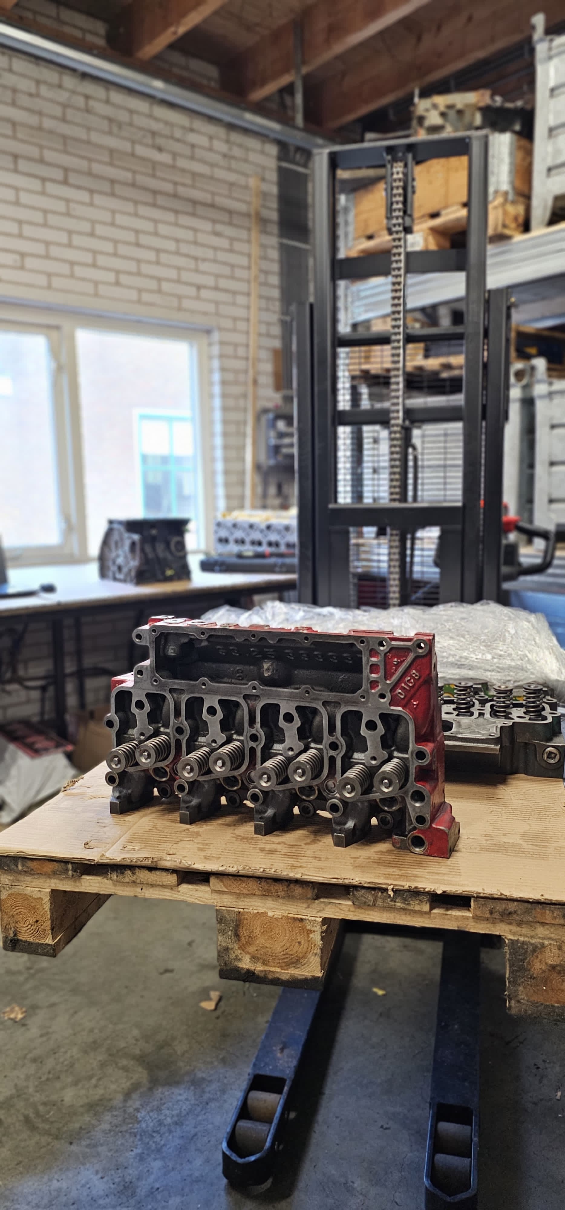 Gereviseerde cilinderkop cummins 4B, BT